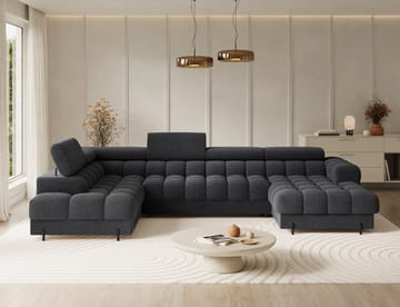 Feraria 6-sits Bubblig Bäddsoffa med Divan och Schäslong förvaring Vänster - Royal 05 - Möbler - Soffa - Bäddsoffa