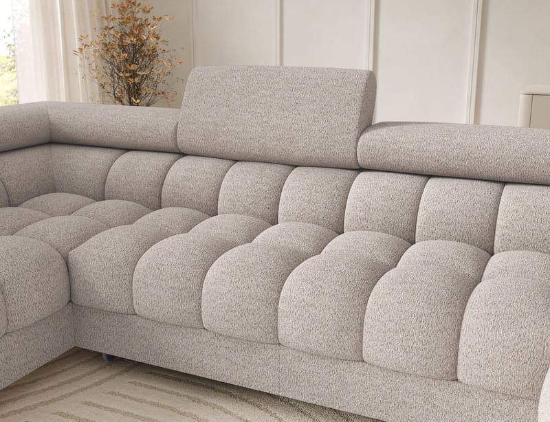 Feraria 6-sits Bubblig Bäddsoffa med Divan och Schäslong förvaring Vänster - Royal 18 - Möbler - Soffa - Bäddsoffa