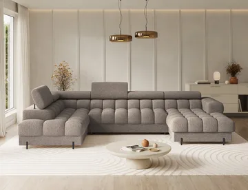 Feraria 6-sits Bubblig Bäddsoffa med Divan och Schäslong förvaring Vänster - Royal 20 - Möbler - Soffa - Bäddsoffa