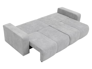 Flo 3-sits Kubisk Bäddsoffa med Förvaring i Bouclé - Beige - Möbler - Soffa - Bäddsoffa