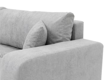 Flo 3-sits Kubisk Bäddsoffa med Förvaring i Bouclé - Beige - Möbler - Soffa - Bäddsoffa