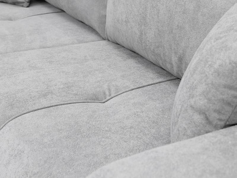 Flo 3-sits Kubisk Bäddsoffa med Förvaring i Bouclé - Beige - Möbler - Soffa - Bäddsoffa