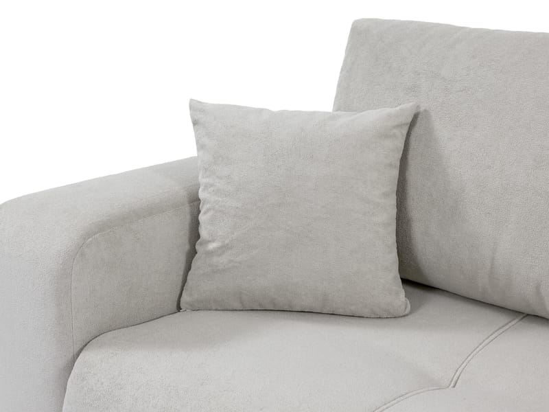 Flo 3-sits Vänster L-formad Bäddsoffa med Förvaring i Boucle - Beige - Möbler - Soffa - Bäddsoffa