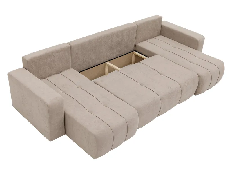 Flo Bäddsoffa Dubbeldivan 4-sits - Brun - Möbler - Soffa - Bäddsoffa