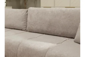 Flo Bäddsoffa med Divan 3-sits - Grå - Möbler - Soffa - Bäddsoffa