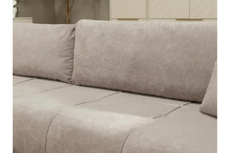 Flo Bäddsoffa med Divan 3-sits - Grå - Möbler - Soffa - Bäddsoffa