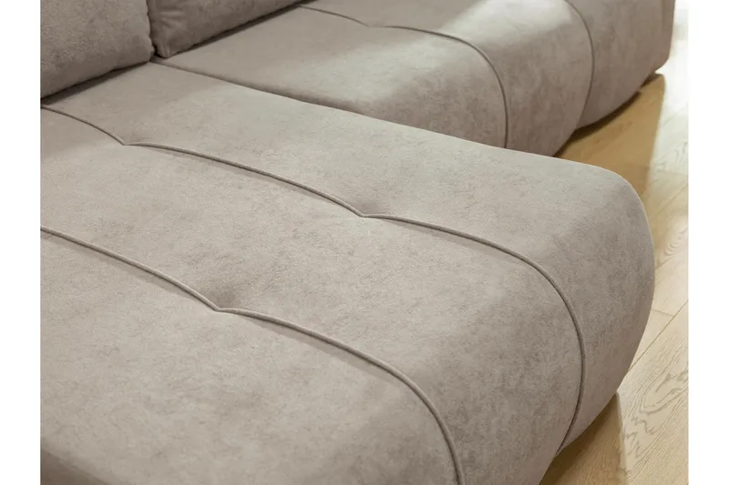 Flo Bäddsoffa med Divan 3-sits - Grå - Möbler - Soffa - Bäddsoffa