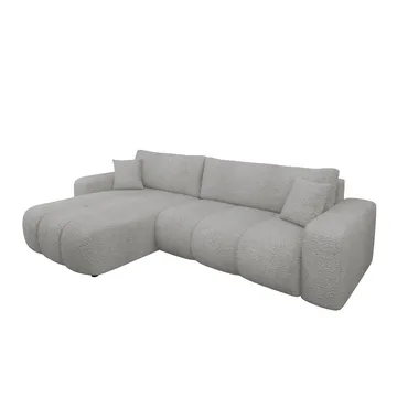 Flo Bäddsoffa med Divan 3-sits - Ljusgrå - Möbler - Soffa - Bäddsoffa