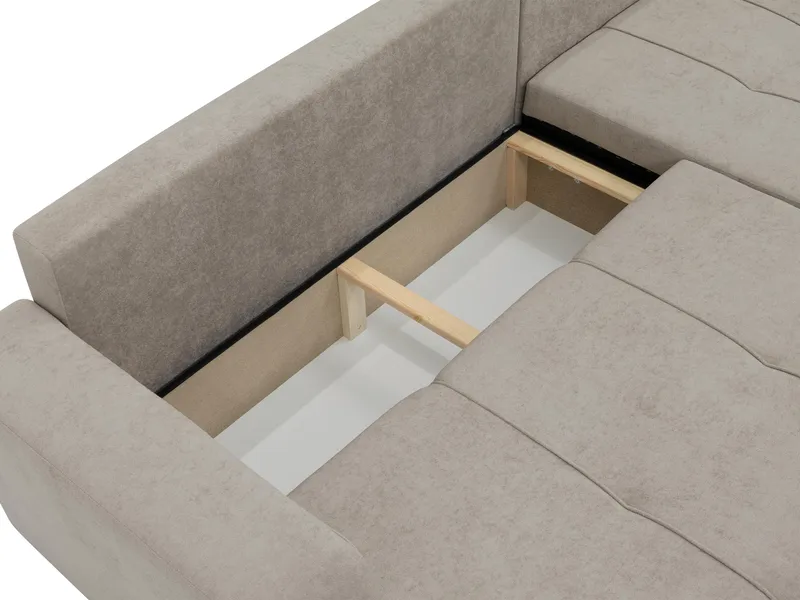 Flo Bäddsoffa med Divan 3-sits - Ljusgrå - Möbler - Soffa - Bäddsoffa