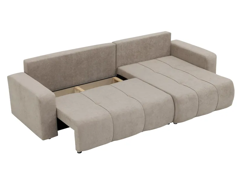 Flo Bäddsoffa med Divan 3-sits - Ljusgrå - Möbler - Soffa - Bäddsoffa