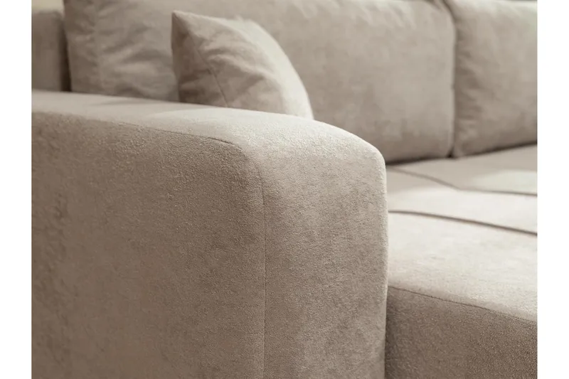 Flo Bäddsoffa med Divan 3-sits - Orange - Möbler - Soffa - Bäddsoffa