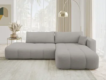 Flo Bäddsoffa med Divan 4-sits - Ljusgrå - Möbler - Soffa - Bäddsoffa