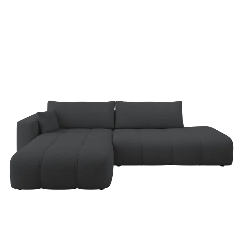 Flo Bäddsoffa med Divan 4-sits - Svart - Möbler - Soffa - Bäddsoffa