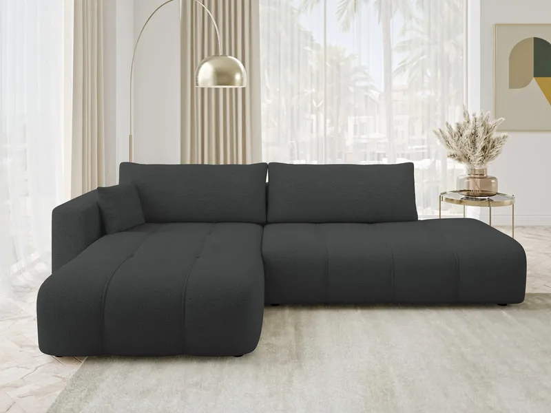 Flo Bäddsoffa med Divan 4-sits - Svart - Möbler - Soffa - Bäddsoffa