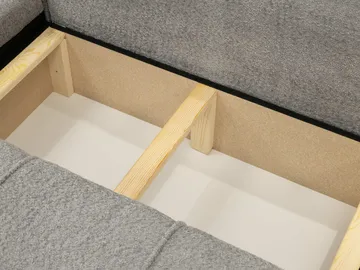 Flo Bäddsoffa med Divan 4-sits - Svart - Möbler - Soffa - Bäddsoffa