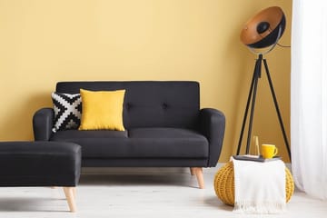 Florli Bäddsoffa 155 cm - Svart - Möbler - Soffa - Bäddsoffa