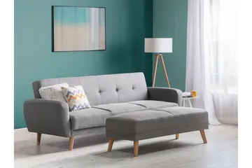 Florli Bädssofa 214 cm - Grå - Möbler - Soffa - Bäddsoffa