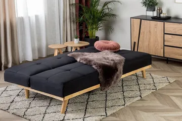 Froya Bäddsoffa 183 cm - Svart - Möbler - Soffa - Bäddsoffa