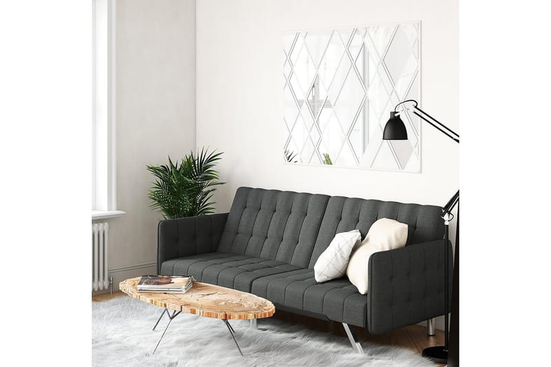 Emily Futon Linnegrå - Dorel Home - Möbler - Soffa - Bäddsoffa - Futon - Futon soffa