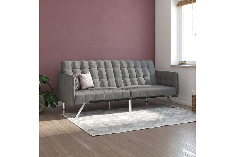 Emily Futon Linnegrå - Dorel Home - Möbler - Soffa - Bäddsoffa - Futon - Futon soffa
