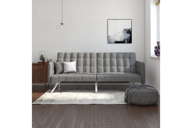 Emily Futon Linnegrå - Dorel Home - Möbler - Soffa - Bäddsoffa - Futon - Futon soffa