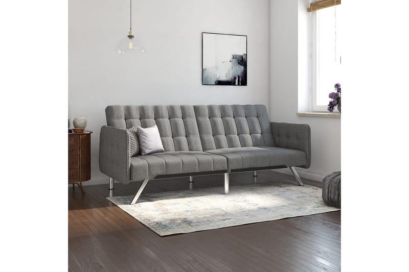 Emily Futon Linnegrå - Dorel Home - Möbler - Soffa - Bäddsoffa - Futon - Futon soffa