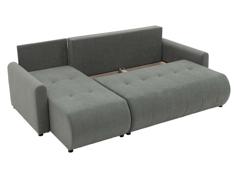 Fynrican 3-sits Bäddsoffa med divan - svart - Möbler - Soffa - Bäddsoffa