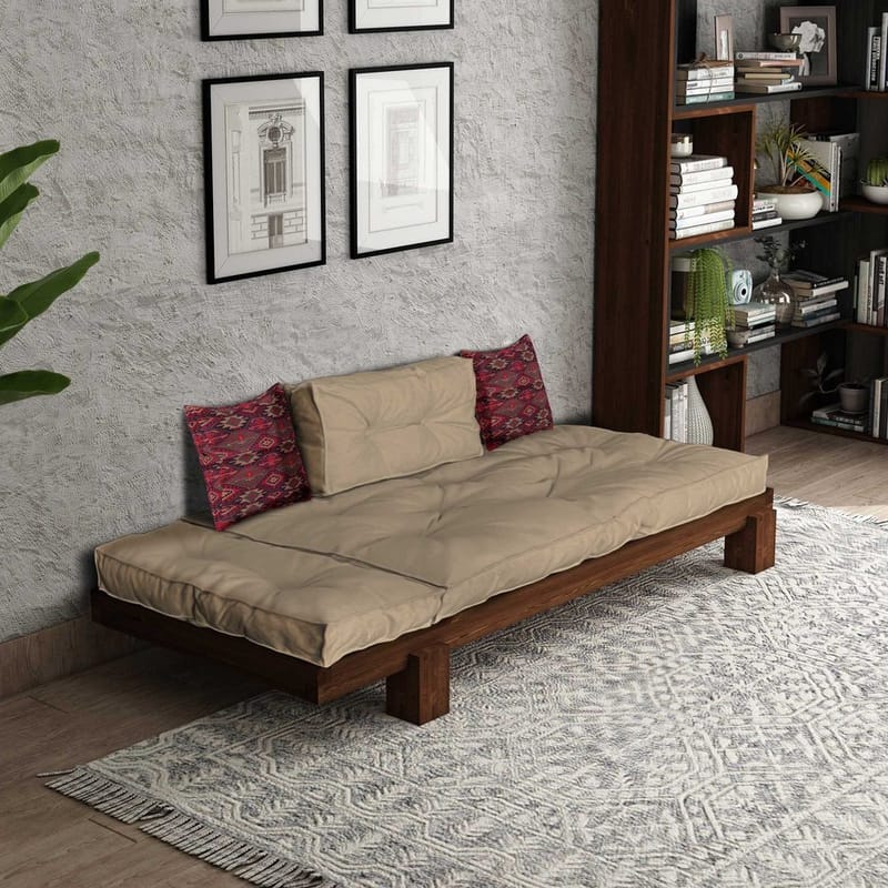 Fynros 2-sits Bäddsoffa - Beige - Möbler - Soffa - Bäddsoffa
