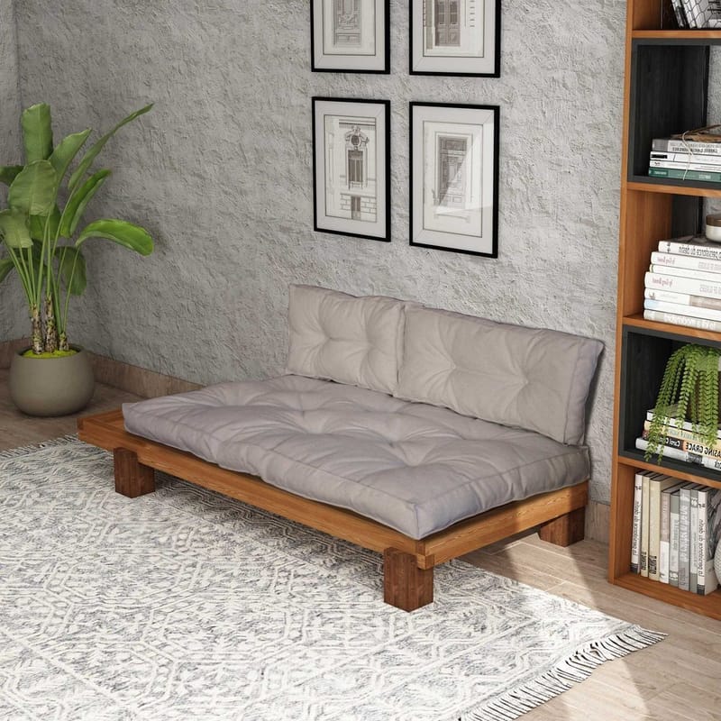 Fynros 2-sits Bäddsoffa - Beige/Natur - Möbler - Soffa - Bäddsoffa