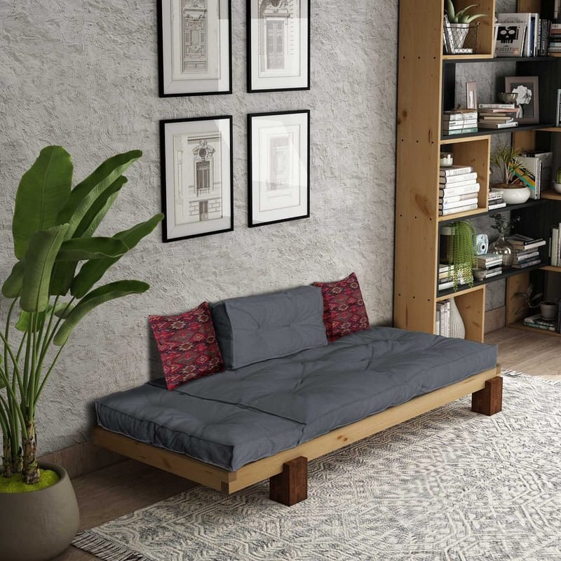Fynros 2-sits Bäddsoffa - Grå - Möbler - Soffa - Bäddsoffa