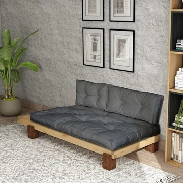 Fynros 2-sits Bäddsoffa - Grå - Möbler - Soffa - Bäddsoffa