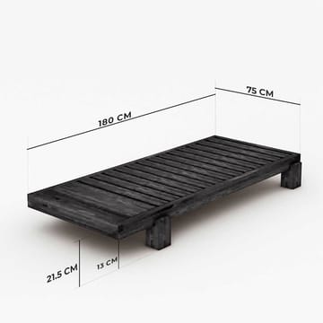 Fynros 2-sits Bäddsoffa - Mörkröd - Möbler - Soffa - Bäddsoffa