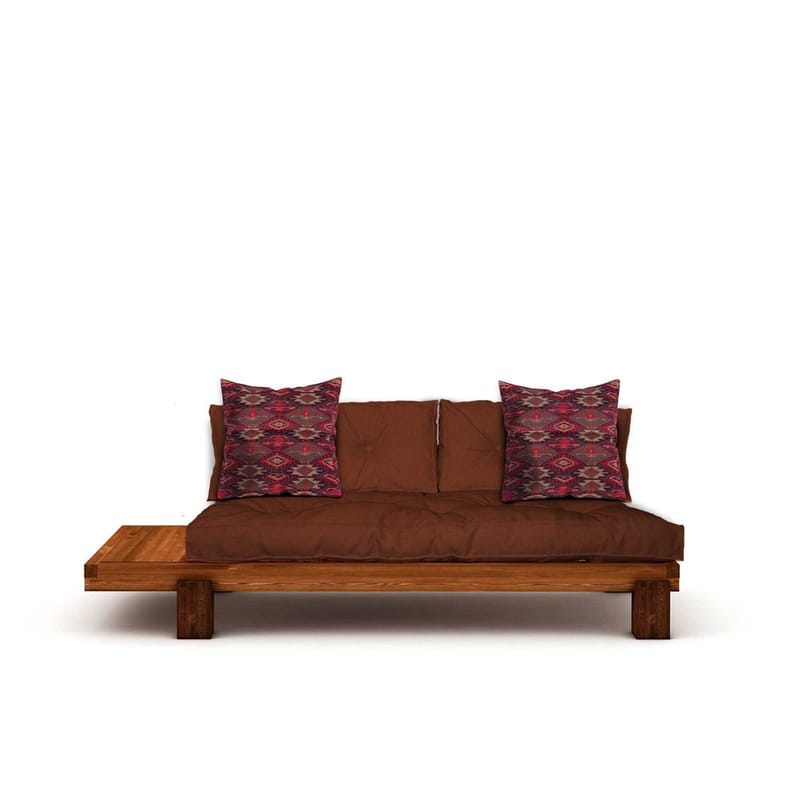 Fynros 2-sits Bäddsoffa - Mörkröd/Natur - Möbler - Soffa - Bäddsoffa