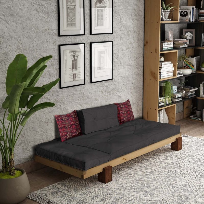 Fynros 2-sits Bäddsoffa - Natur/Antracit - Möbler - Soffa - Bäddsoffa