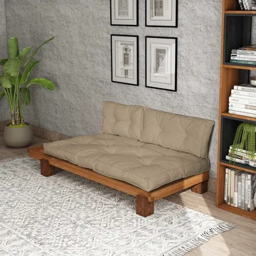 Fynros 2-sits Bäddsoffa - Natur/Ljusbrun - Möbler - Soffa - Bäddsoffa