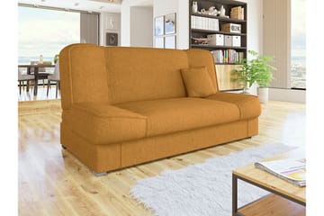 Gabi 4-sits Bäddsoffa 175x80x80 cm med Förvaring i Tyg - Gul - Möbler - Soffa - Bäddsoffa