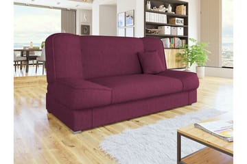 Gabi 4-sits Bäddsoffa 175x80x80 cm med Förvaring i Tyg - Lila - Möbler - Soffa - Bäddsoffa