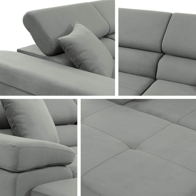 Gabina 3-sits Bäddsoffa med divan - beige - Möbler - Soffa - Bäddsoffa