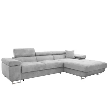 Gabina 3-sits Bäddsoffa med divan - grå - Möbler - Soffa - Bäddsoffa