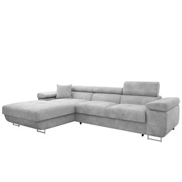 Gabina 3-sits Bäddsoffa med divan - grå - Möbler - Soffa - Bäddsoffa