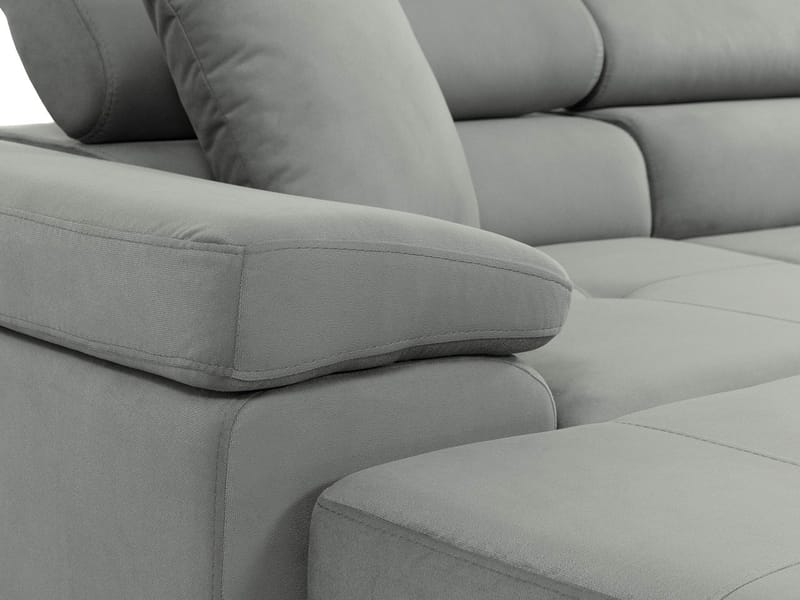 Gabina 3-sits Bäddsoffa med divan - grå - Möbler - Soffa - Bäddsoffa
