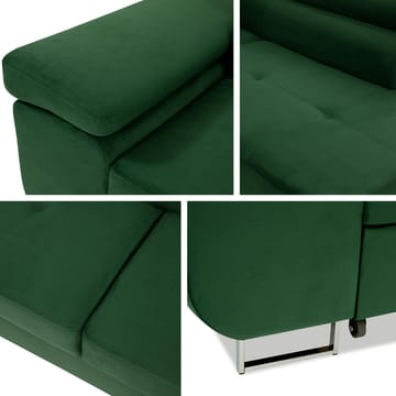 Gabina 4-sits Bäddsoffa med schäslong - beige - Möbler - Soffa - Bäddsoffa