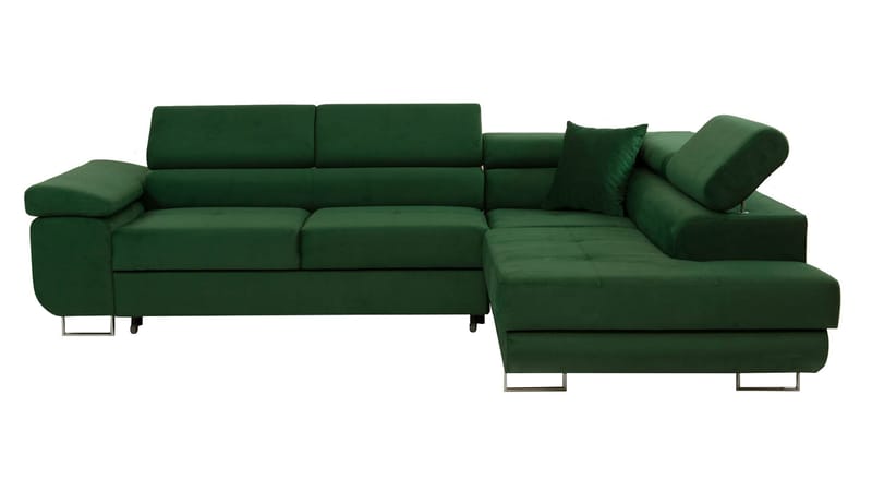 Gabina 4-sits Bäddsoffa med schäslong - beige - Möbler - Soffa - Bäddsoffa
