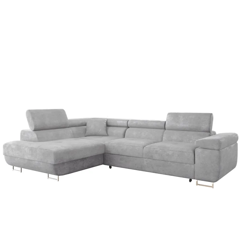 Gabina 4-sits Bäddsoffa med schäslong - grå - Möbler - Soffa - Bäddsoffa