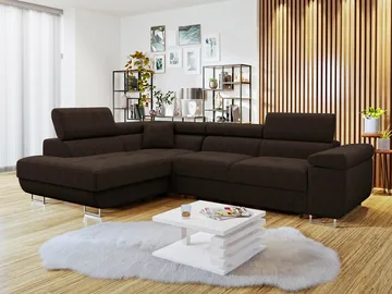 Gabina 4-sits Bäddsoffa med schäslong och förvaring - Möbler - Soffa - Bäddsoffa