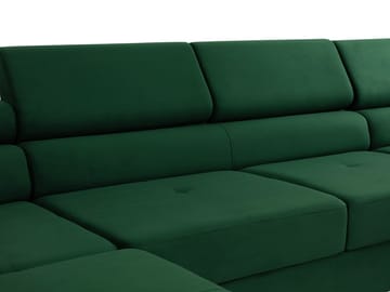 Gabina 5-sits U-formad bäddsoffa med divan och schäslong - grå - Möbler - Soffa - Bäddsoffa