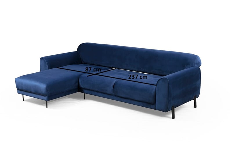 Gajanejos Divanbäddsoffa - Blå - Möbler - Soffa - Bäddsoffa