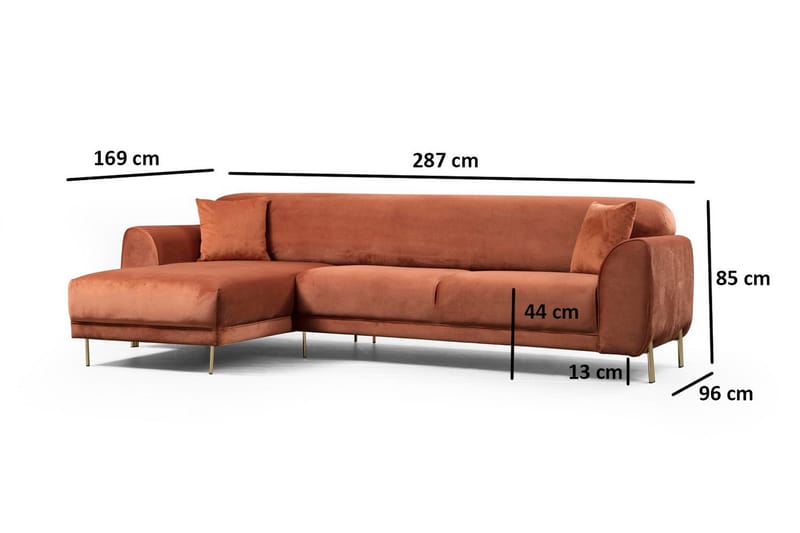 Gajanejos Divanbäddsoffa - Brun - Möbler - Soffa - Bäddsoffa