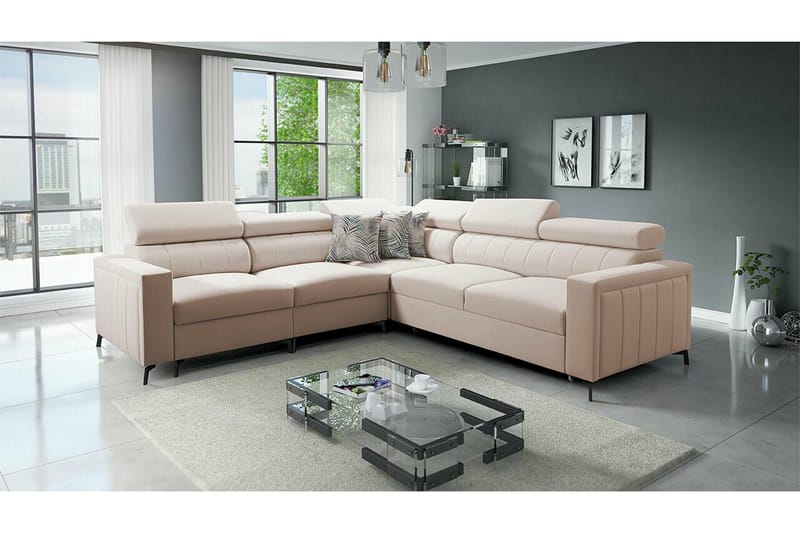 Galbally 4-sits Hörnbäddsoffa - Möbler - Soffa - Bäddsoffa