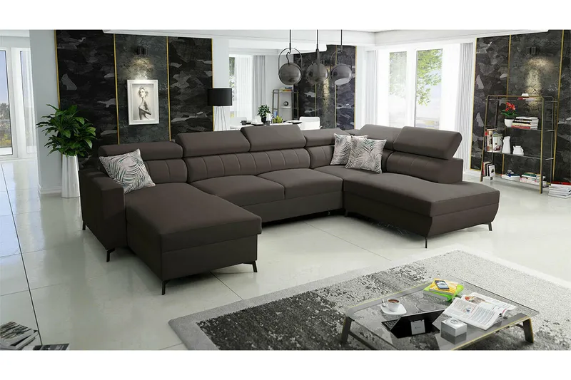 Galbally 5-sits Hörnbäddsoffa - Möbler - Soffa - Bäddsoffa